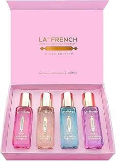 La French Perfume Gift Set for Women 4X20ml | with Mood Swing Euphoria Happiness Invoke | Spicy Fresh Long Lasting Fragrance Perfume | Luxury Perfume Gift Set for Men and Women