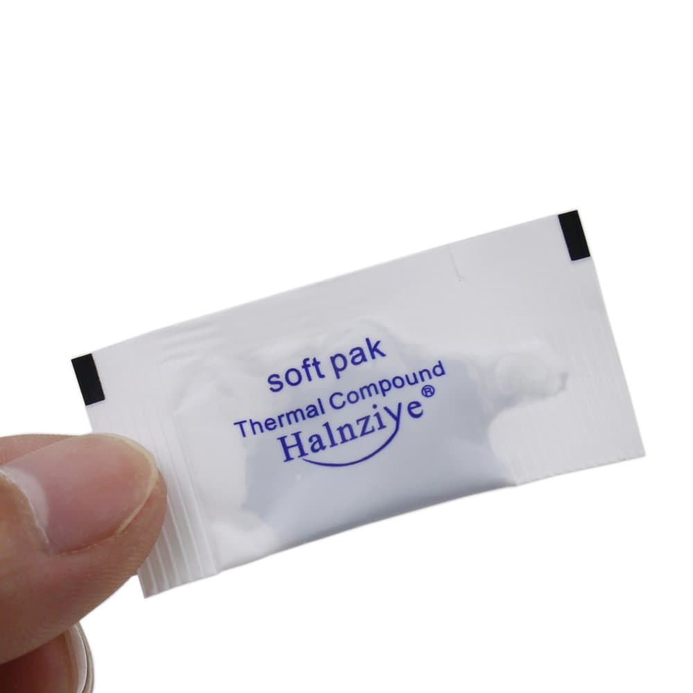 100pcs Grey Soft Pack Thermal Grease Paste For CPU VGA IC Ovens LED Cooling