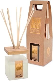 Bamboo Large Fragrance Diffuser - Cedarwood & White Musk