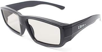 Ultra Adults Black Passive 3D Glasses