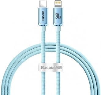 USB-C to Lightning Cable, for iPhone Fast Charger 20W, Braided Nylon Lightning Cable For iPhone 14/Pro Max/14 Pro/13/12 iPad, Airpods 1.2m Blue