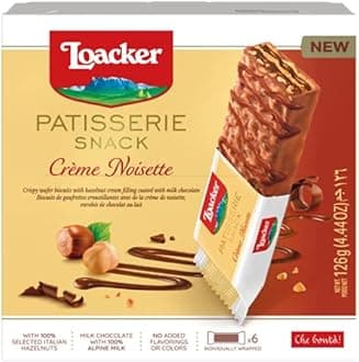 Patisserie Snack Creme Noisette 21G, Pack Of 6