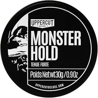 Uppercut Deluxe Monster Hold Pomade Midi, Heavy and Strong Hold Wax Based Product, Long Lasting and Reworkable For Traditional or Bolder Styles 30g
