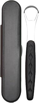 Tongue Scraper Cleaning for Adults Tongue Scraper for Cleaning Tongue Microdermabrasion Filter (Black, One Size)