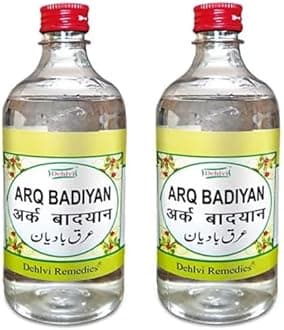 Dehlvi Arq Badiyan Bottle of 500 ML (Pack of 2)
