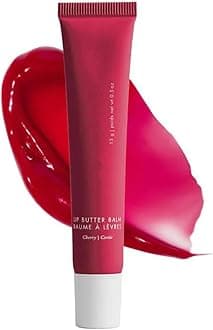 Summer Fridayss Lip Butter Balm, Summer Lip Balm Moisturizing Natural Lip Balms (Red), Moisturizes And Brightened, Contains Shea Butter, Lip Care For Dry Lips