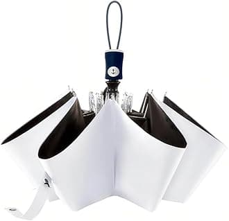 FDJASGY UV Sun Umbrella Compact Folding Travel Umbrella Auto Open Close Compact Folding Rain Umbrellas for Women Men Blocking UV 99.98%