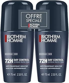 Biotherm Homme 72H Day Control Extreme Protection Non-Stop Anti-Perspirant Roll-On 2 x 75ml