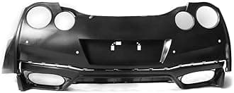 Rear Bumper Cover Compatible With 2009-2024 Nissan GTR GT-R R35 Coupe, Factory Style Unpainted Black Rear Bumper Cover Conversion Replacement PP Upgrade 2009-2016 to 2017-2024 by IKON MOTORSPORTS