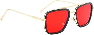 CREEKIron Man Tony Stark Metallic Sunglasses for Men and Boys