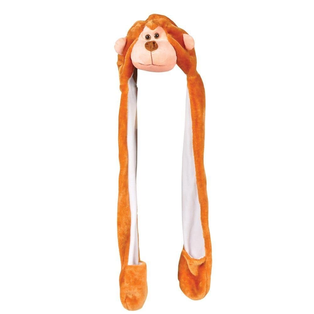 Monkey Animal Hat with Paws