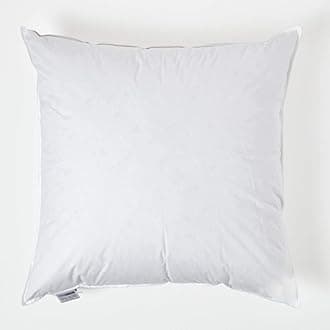 HOMESCAPES Luxury Duck Feather Cushion Inserts 80cm x 80cm (32 x 32”) Perfect Bounce Back and Down-Proof Cover, Generously Filled Inner Pads Fillers, Hypoallergenic, RDS Certified, Machine Washable