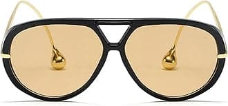 willochra Vintage Oversized Pilot Shield Sunglasses Women Luxury Trendy Sun Glasses For Ladies Big Frame Eyewear