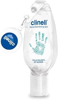 Clinell Hand Gel with Retractable Clip - CHSGTOT50