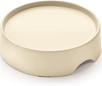 CatGuru Food Table for Cat Bowls, Elevated Feeding Station for Cat Food Bowl, Raised Stand for Pet Food and Water Bowls, Pet Feeder for Indoor Cats, Stress Free Stand for Pet Dishes or Plates (Sand)