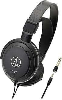 ATH-AVC200 SonicPro Over-Ear Closed-Back Dynamic Headphones Black, Wired