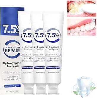 Hydroxyapatite Toothpaste 2-Pack for Enamel Protection,Fluoride-Free Formula with Gentle Mint,Enamel Protection and Tooth Strengthening,for Sensitive Teeth,Fresh Breath