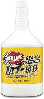 50304 MT-90 75W-90 GL-4 Manual Transmission and Transaxle Lubricant (MTL) - 1 Quart (4 Pack)