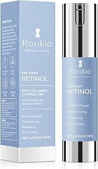 Retinol Eye Cream for Dark Circles: Anti-Wrinkle Under Eye Cream - Night Care Reduces Eye Bags
