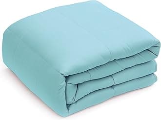 TopceeWeighted Blanket (15lbs 60"x80" Queen Size) Cooling Breathable Heavy Blanket Microfiber Material with Glass Beads Big Blanket for Adult All-Season Summer Fall Winter Soft Thick Comfort Blanket