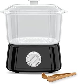 Towel Steamer, Black, Square