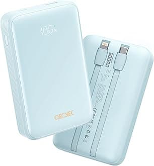 Portable Charger 20000mAh, 22.5W Power Bank Fast Charging, High Capacity Cell Phone Portable Power Banks with for iPhone, Samsung, Android etc, Travel Essential (Blue)