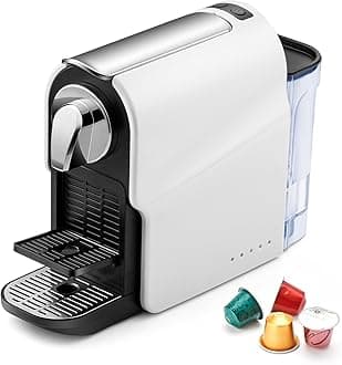 Espresso Pod Machine for Home, Capsule Coffee Maker for NS Original Pods, 20 Bar High Pressure Pump, 22oz Removable Water Tank, Adjustable Cup Tray, 1350W