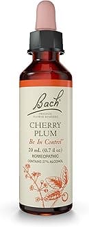 Bach Original Flower Remedies, Cherry Plum - Be in Control - Natural Homeopathic Flower Essence for Emotional Balance - Vegan, Gluten Free, Sugar Free - 20mL Dropper