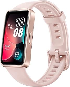HUAWEI Band 8 Fitness Watch - Ultra Thin Smart Band design with Up to 2 Weeks Battery Life - Activity Trackers Compatible with Android & iOS with Full Health Management & Sleep Tracking - Pink