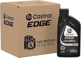06247 EDGE 5W-20 Advanced Full Synthetic Motor Oil, 1 Quart, 6 Pack