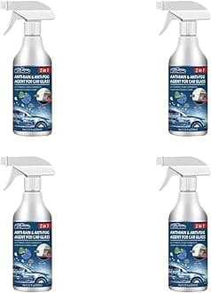 Anti Fog Car Windscreen Spray | Car Glass Waterproof Coating Agent | 2 in 1 Anti-Fog & Anti-Rain Spray for Car Rearview Mirror | Anti-Fog Spray for Car Windshield Glasses (60ml)