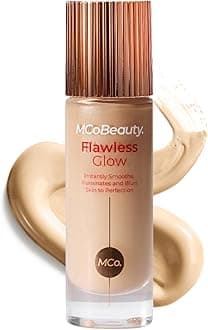 Flawless Glow Luminous Skin Filter 2 Fair - 4-in-1 Liquid Foundation Primer Highlighter Makeup - Dewy Radiant Skin Tint with Squalane for Face - Buildable Glow Complexion Booster - 1 Fl Oz