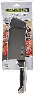 Royalford 6" Cleaver Knife -Razor Sharp Meat Cleaver Stainless Steel Vegetable Kitchen Knife, Multipurpose Chef Knife for Home and Kitchen with Ergonomic Handle