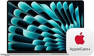 Apple 2024 MacBook Air 15-inch Laptop with M3 chip: 16GB Memory, 512GB Storage; Silver with AppleCare+ (3 Years)