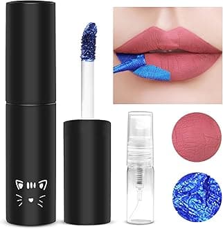 Lip Stain, Peel Off Lip Stain Lip Tint, Tattoo Color Lip Gloss,Long Lasting Waterproof Liquid Lipstick with 3ML Empty Spray Bottle,Non-stick Cup Lip Tint Lip Makeup For Women Girls#Pink