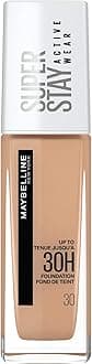 Maybelline New York Foundation, Superstay Active Wear 30 Hour Long-Lasting Liquid Foundation, Lightweight Feel, Water, Sweat and Transfer Resistant, 30 ml, Shade: 30, Sand