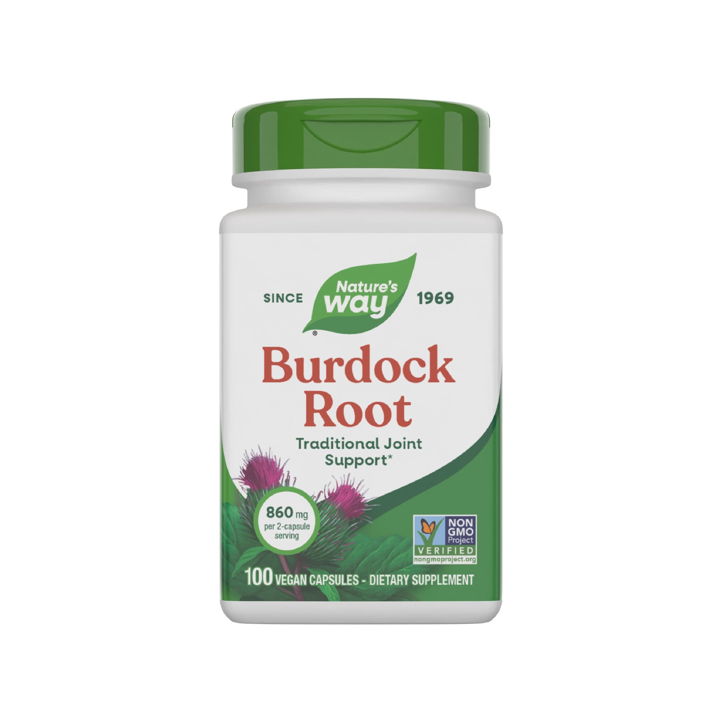 Burdock Root, 100 Veg Capsules