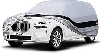 10 Layers SUV Car Cover Custom Fit for BMW X7 (2018-2024) Waterproof All Weather for Automobiles, Outdoor Full Cover Rain Sun UV Protection.Silver