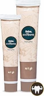 Vithoba Herbal Rootfix Toothpaste | Tooth Whitner For Oral Health With Natural Herbs | Herbal Toothpaste For White Strong Teeth & Refreshing Breath | 80g+40g |