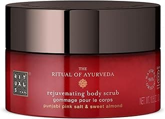 The Ritual of Ayurveda Body Scrub - Exfoliating Scrub with Punjabi Pink Salt & Sweet Almond - 10.5 Oz