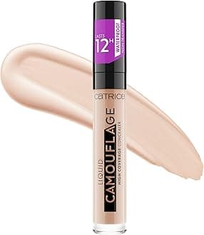 Catrice | Liquid Camouflage High Coverage Concealer | Ultra Long Lasting Concealer | Oil & Paraben Free | Cruelty Free (007 | Natural Rose)