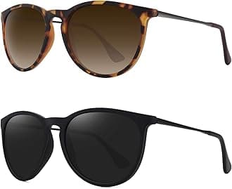 WOWSUN Retro Polarized Sunglasses Womens 2026 Trendy Round Classic Glasses