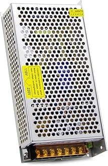 Aclorol 5V 20A 100W Switching Power Supply 110V / 220V AC to DC 5V 20amp Universal Power Transformer Driver Converter Adaptor for WS2812B WS2813 LED Strip Pixel Lights CCTV Camera Security System