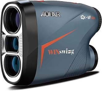 AOFAR GX-6F PRO Golf Rangefinder Update Version, with Slope and Angle Switch, Flag Lock with Pulse Vibration and Closer Scanning, Continuous Scan, Measures up to 600 Yards, Readings Fast and Accurate