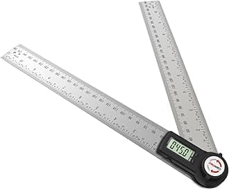 GemRed 82305 Digital Angle Finder Protractor (Stainless steel 300mm)