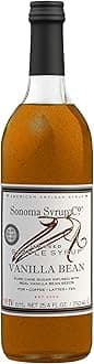 Vanilla Bean Infused Simple Syrup 25.4 fl oz | for Coffee, Tea, and Baking | Hand Crafted in the USA