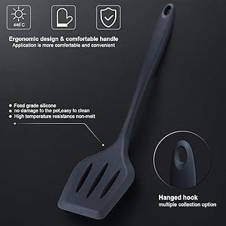 RAXCO Kitchen Knife Set,18-Piece Cooking Utensils with Stainless Steel Holder,Cutting Board and Utiliry Peelers (Grey)