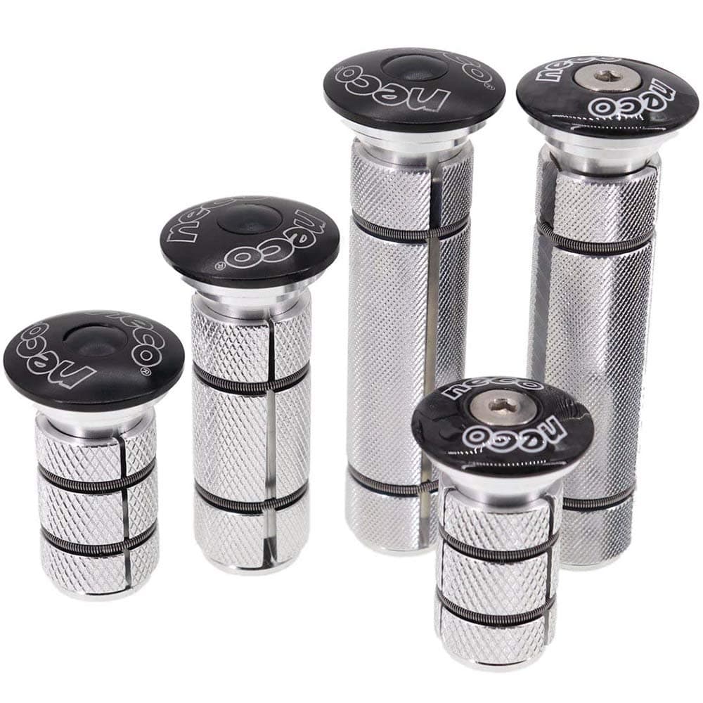 Headset Expander Top Cap Star Nut Plug Bolt Stem Expanding Nut Bolt Carbon Fiber Cap Cover Long Large Size (Extra Large Alu Cap 1-1/8)