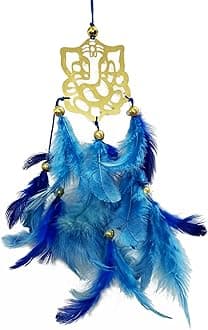Dream Catcher Dashboard Hanging for Car, Decorative Showpiece for Decoration, for Good Vibes, Postive Energy & Protection - Small/Mini 3 Inch (Ganesha 3)
