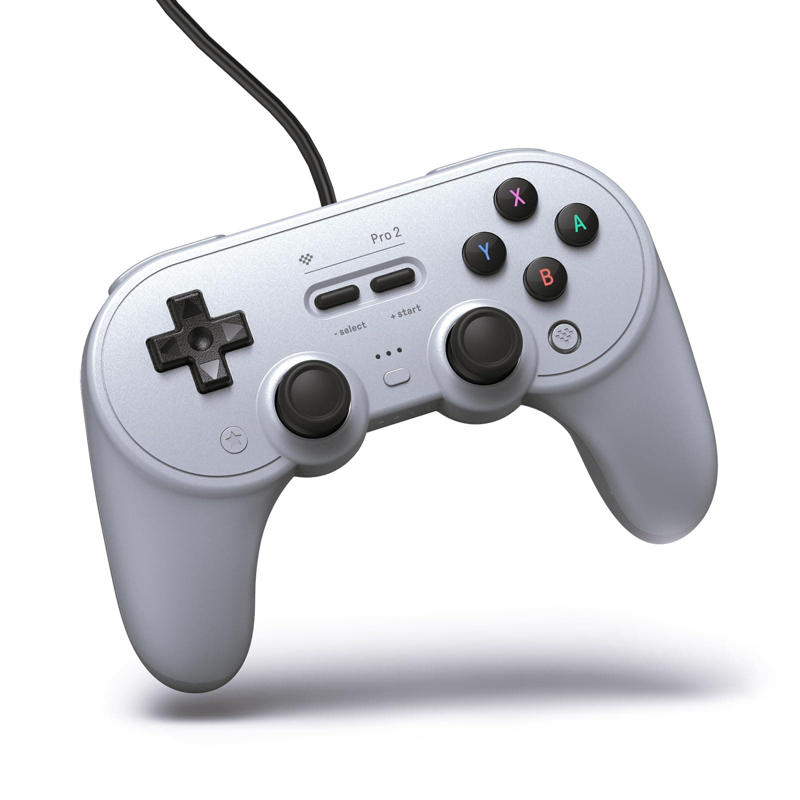 8Bitdo Pro 2 Wired Controller, Grey